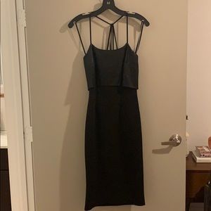 BCBG Midi Black Dress
